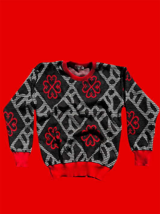 AFRICAN FLOWER CREW-NECK