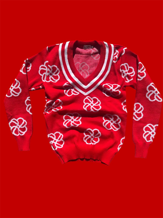 Double V-Neck Jersey